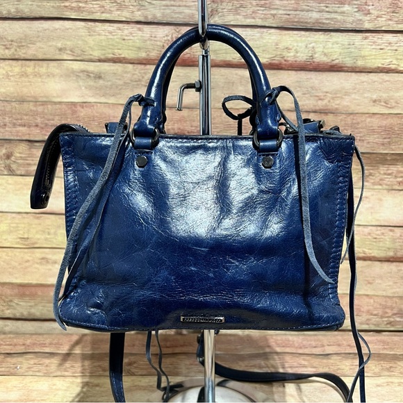 Rebecca Minkoff Bags Rebecca Minkoff Blue Leather Mini Handle Bag